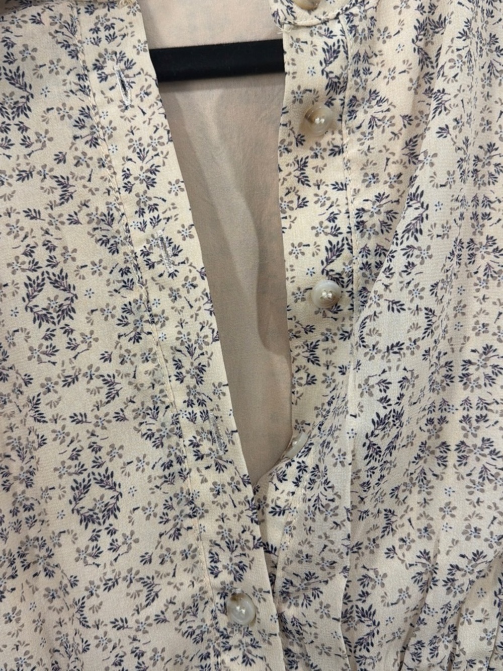 Wishlist Beige Floral Tiered Maxi Dress - Picture 3 of 3